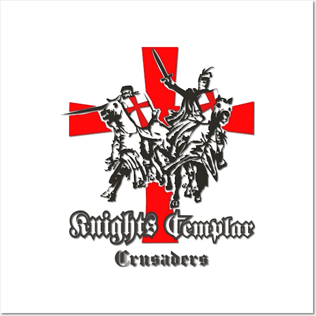 Knights Templar Holy Crusaders Wall Art by comancha